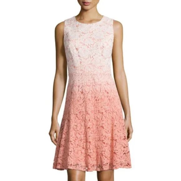 Trina Turk Dresses & Skirts - Trina Turk Carpenteria Ombre Lace Sleeveless Dress Size 4